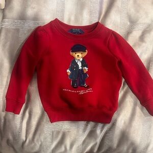 Polo Bear by Ralph Lauren Kids Red Bear Sweatshirt Size 3